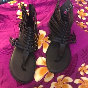 Black sandals